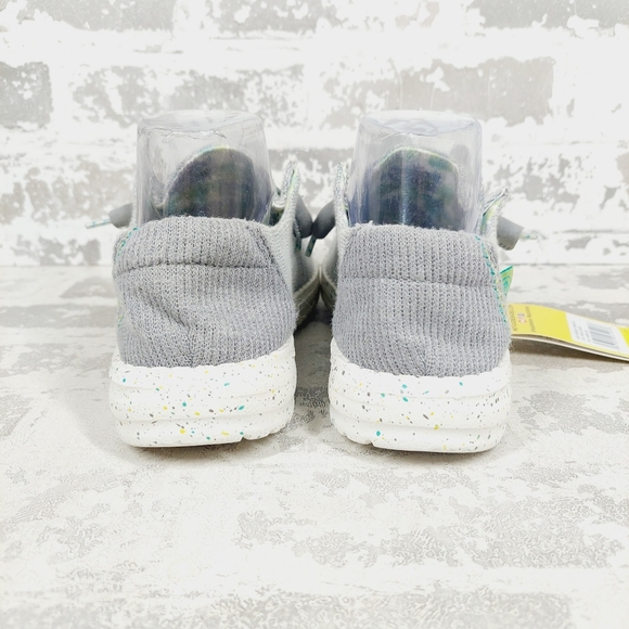 New Hey Dude Wendy Stretch Grey Pearl River Casual Slip On Shoes O36 - Picture 6 of 11